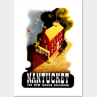 Nantucket - Vintage Travel Poster Posters and Art